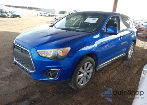 2015 Mitsubishi Outlander Sport Es из США, поврежденный, VIN 4A4AP3AW2FE057566